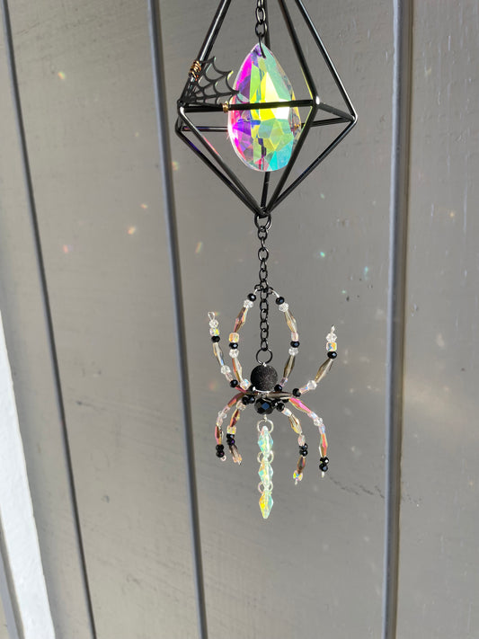 Cathedral Web Prism Sun Catcher