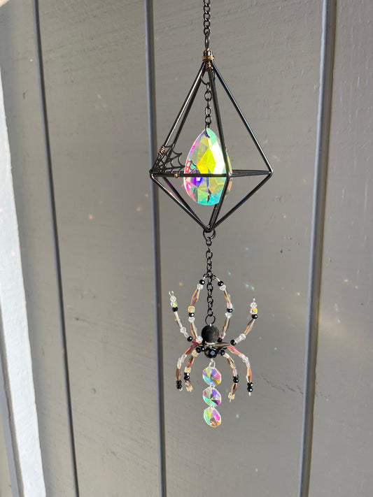 Cathedral Web Prism Sun Catcher