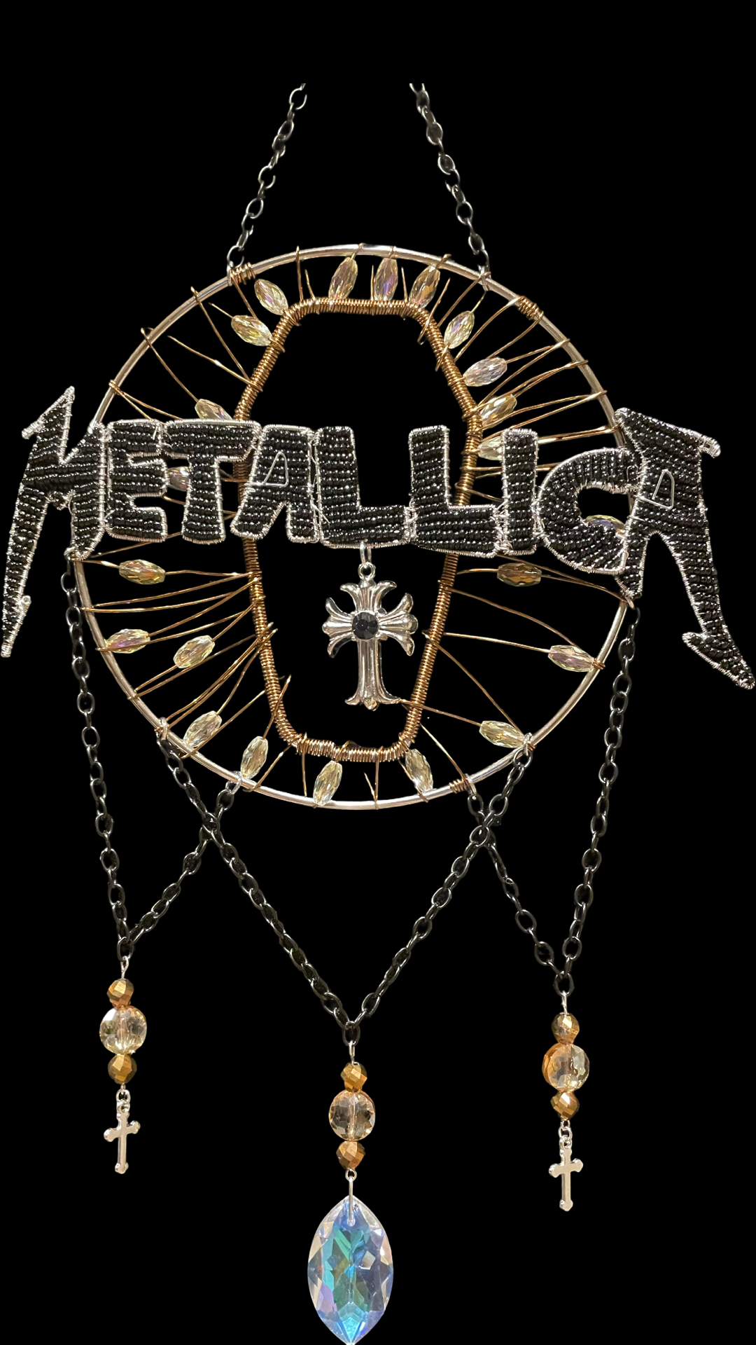 Metallica Cruciform Prism Sun Catcher